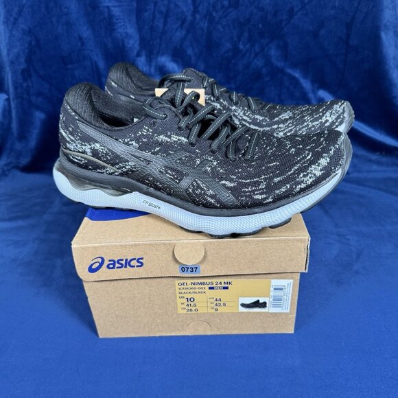 NEW Size 10 - ASICS GEL-Nimbus 24 MK Black 0736/0737 - Picture 1 of 6